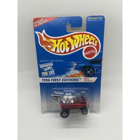 Hot Wheels 1996 First Editions #9 of 12 Models Radio Flyer Wagon Collector #374 - Picture 1 of 3